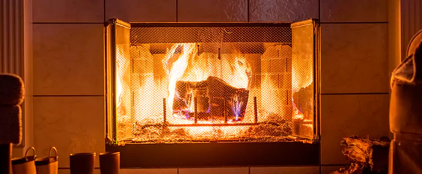 Mendota Hearth Landscape Fireplace Installation in West Des Moines, Iowa