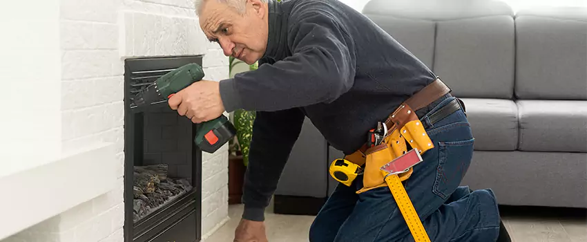 New Indoor Fireplace Installation in West Des Moines, Iowa