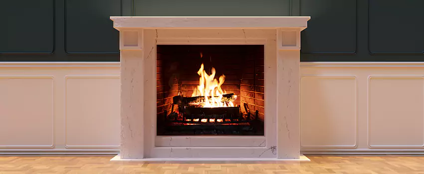 Open Flame Wood-Burning Fireplace Installation Services in West Des Moines, Iowa