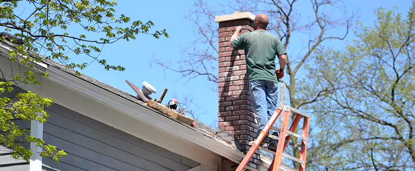 Vinyl and PVC Chimney Flashing Installation in West Des Moines, IA