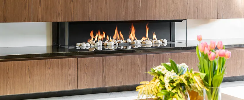Double-height Fireplace Design Refurbishment in West Des Moines, Iowa